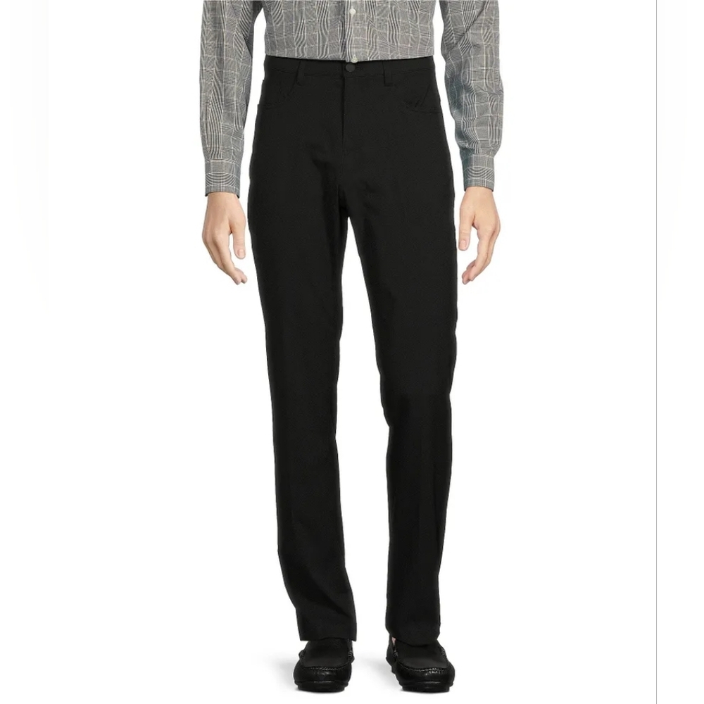 NWT Roundtree & Yorke Performance Black Pant, 36/32